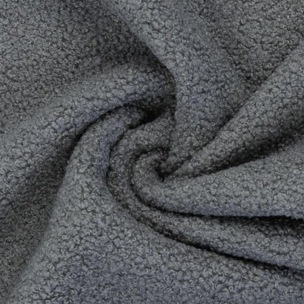 Teddy Boucle Kodiak Dunkelgrau von Swafing
